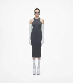 Marc Jacobs The Logo Racer Dress GUNMETAL/APPLE -Marc Jacobs MJI 2F3RDR002K26 356 F8F8F8 1 1 ALT1