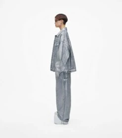 Marc Jacobs The Monogram Big Trucker MATTE SILVER -Marc Jacobs MJI 2F3RJC005D14 051 F8F8F8 1 1 ALT2