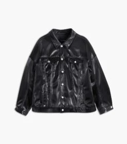 Marc Jacobs The Reflective Trucker Jacket BLACK -Marc Jacobs MJI 2F3RJC006W06 001 F8F8F8 1 1 ALT1