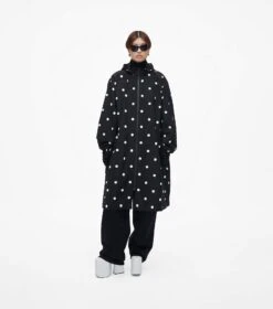Marc Jacobs The Spots Long Windbreaker BLACK/WHITE -Marc Jacobs MJI 2F3RJC007W07 005 F8F8F8 1 1 ALT1