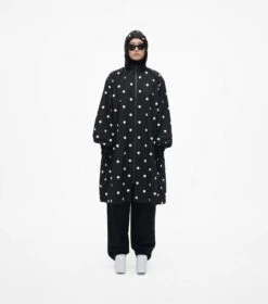 Marc Jacobs The Spots Long Windbreaker BLACK/WHITE -Marc Jacobs MJI 2F3RJC007W07 005 F8F8F8 1 1 ALT6