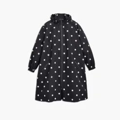 Marc Jacobs The Spots Long Windbreaker BLACK/WHITE