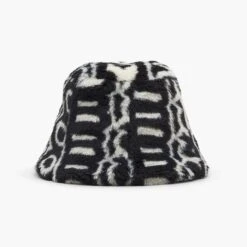 Marc Jacobs The Monogram Teddy Bucket Hat BLACK/IVORY