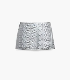 Marc Jacobs The Puffy Leather Mini Skirt SILVER -Marc Jacobs MJI 2F3RSK002W19 040 F8F8F8 1 1 ALT4