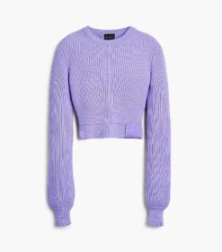 Marc Jacobs The Femme Crewneck Sweater ICED LAVENDER -Marc Jacobs MJI 2F3RTP001K03 547 F8F8F8 1 1 MAIN 1