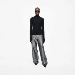 Marc Jacobs The Lightweight Ribbed Turtleneck LAVENDER