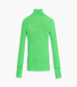 Marc Jacobs The Lightweight Ribbed Turtleneck APPLE -Marc Jacobs MJI 2F3RTP002K04 348 F8F8F8 1 1 ALT4