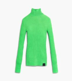 Marc Jacobs The Lightweight Ribbed Turtleneck APPLE -Marc Jacobs MJI 2F3RTP002K04 348 F8F8F8 1 1 MAIN 1