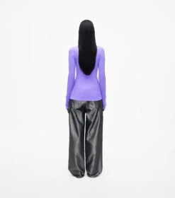 Marc Jacobs The Lightweight Ribbed Turtleneck LAVENDER -Marc Jacobs MJI 2F3RTP002K04 530 F8F8F8 1 1 ALT3