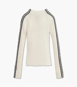 Marc Jacobs The Raglan Logo Mockneck IVORY/BLACK -Marc Jacobs MJI 2F3RTP003K05 174 F8F8F8 1 1 ALT1