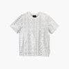 Marc Jacobs The Monogram Baby Tee SILVER/BRIGHT WHITE