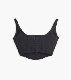 Marc Jacobs The Denim Bustier BLACK -Marc Jacobs MJI 2F3RTP006D03 001 F8F8F8 1 1 ALT4