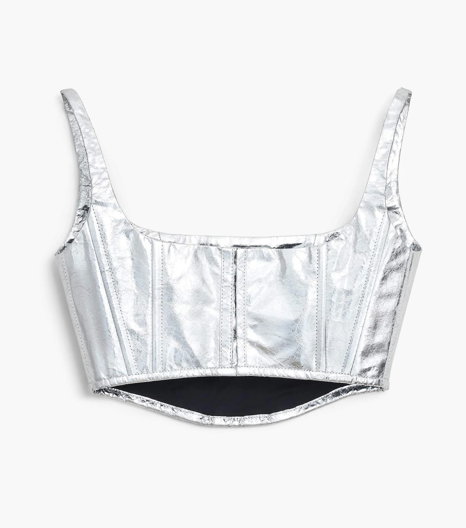 Marc Jacobs The Leather Bustier SILVER 6 Marc Jacobs The Leather Bustier SILVER - Image 6
