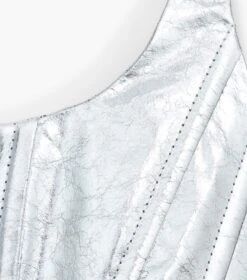 Marc Jacobs The Leather Bustier SILVER 13 Marc Jacobs The Leather Bustier SILVER -Marc Jacobs MJI 2F3RTP006W20 040 F8F8F8 1 1 ALT5
