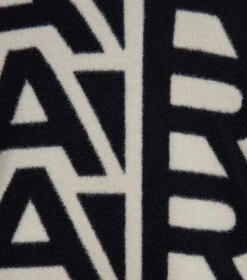 Marc Jacobs The Flock Monogram Funnel Sweater BLACK/IVORY -Marc Jacobs MJI 2F3RTP010K17 004 F8F8F8 1 1 ALT5
