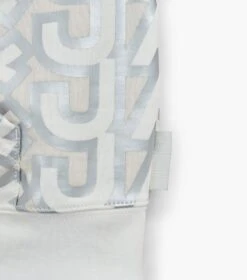 Marc Jacobs The Monogram Crop Hoodie SILVER/BRIGHT WHITE -Marc Jacobs MJI 2F3RTP011C15 113 F8F8F8 1 1 ALT5