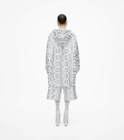 Marc Jacobs The Monogram Zip Hoodie SILVER/BRIGHT WHITE -Marc Jacobs MJI 2F3RTP012C14 113 F8F8F8 1 1 ALT3