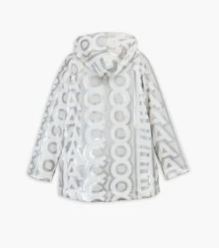 Marc Jacobs The Monogram Zip Hoodie SILVER/BRIGHT WHITE -Marc Jacobs MJI 2F3RTP012C14 113 F8F8F8 1 1 ALT5