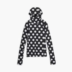 Marc Jacobs The Spots Hooded Long Sleeve BLACK/WHITE