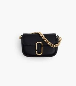 Marc Jacobs The Nano J Marc Bag Charm BLACK -Marc Jacobs MJI 2F3SCP014S07 001 F8F8F8 1 1 MAIN 3