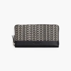 Marc Jacobs The Monogram Jacquard Continental Wallet BEIGE MULTI