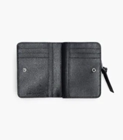 Marc Jacobs The Utility Snapshot DTM Mini Compact Wallet BLACK -Marc Jacobs MJI 2F3SMP051S07 001 F8F8F8 1 1 ALT1