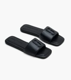 Marc Jacobs The J Marc Leather Sandal BLACK -Marc Jacobs MJI 2P3FSA006F06 001 F8F8F8 1 1 MAIN 1