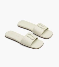 Marc Jacobs The J Marc Leather Sandal CLOUD WHITE -Marc Jacobs MJI 2P3FSA006F06 123 F8F8F8 1 1 MAIN 2