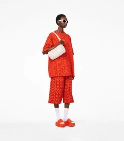 Marc Jacobs The Leather Duffle Bag COTTON/SILVER -Marc Jacobs MJI 2P3HDF003H01 140 F8F8F8 1 1 ALT1