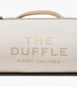 Marc Jacobs The Leather Duffle Bag COTTON/SILVER -Marc Jacobs MJI 2P3HDF003H01 140 F8F8F8 1 1 ALT5