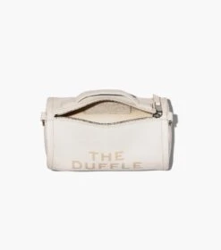 Marc Jacobs The Leather Duffle Bag COTTON/SILVER -Marc Jacobs MJI 2P3HDF003H01 140 F8F8F8 1 1 ALT6