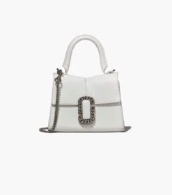 Marc Jacobs The St. Marc Mini Top Handle WHITE -Marc Jacobs MJI 2P3HSC004H01 100 F8F8F8 1 1 MAIN 3