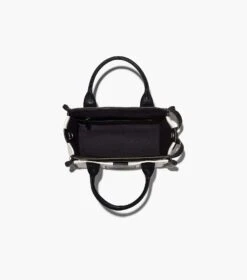 Marc Jacobs The Striped Small Tote Bag BLACK/WHITE -Marc Jacobs MJI 2P3HTT023H01 005 F8F8F8 1 1 ALT6