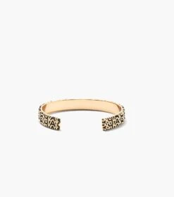 Marc Jacobs The Monogram Engraved Bracelet AGED GOLD -Marc Jacobs MJI 2P3JBR001J07 967 F8F8F8 1 1 ALT2