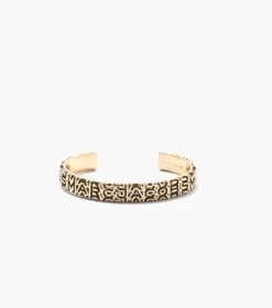 Marc Jacobs The Monogram Engraved Bracelet AGED GOLD -Marc Jacobs MJI 2P3JBR001J07 967 F8F8F8 1 1 MAIN 2