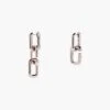 Marc Jacobs The J Marc Chain Link Earrings SILVER