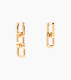 Marc Jacobs The J Marc Chain Link Earrings GOLD -Marc Jacobs MJI 2P3JER003J40 710 F8F8F8 1 1 MAIN 2