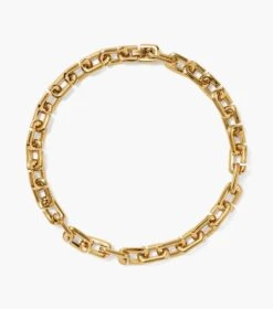 Marc Jacobs The J Marc Chain Link Necklace GOLD -Marc Jacobs MJI 2P3JNC001J32 710 F8F8F8 1 1 MAIN 2