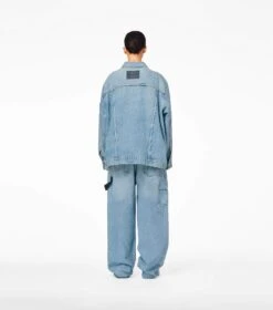Marc Jacobs The Denim Trucker Jacket SUN BLEACHED DENIM -Marc Jacobs MJI 2P3RJC009D01 474 F8F8F8 1 1 ALT3