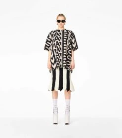 Marc Jacobs The Scuba Stripe Skirt BLACK/IVORY -Marc Jacobs MJI 2P3RSK001K07 004 F8F8F8 1 1 ALT1