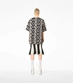 Marc Jacobs The Scuba Stripe Skirt BLACK/IVORY -Marc Jacobs MJI 2P3RSK001K07 004 F8F8F8 1 1 ALT3