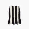 Marc Jacobs The Scuba Stripe Skirt BLACK/IVORY