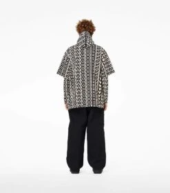 Marc Jacobs The Monogram Big T-Shirt BLACK/IVORY -Marc Jacobs MJI 2P3RTP002C01 004 F8F8F8 1 1 ALT6