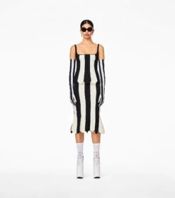 Marc Jacobs The Scuba Stripe Top BLACK/IVORY -Marc Jacobs MJI 2P3RTP004K06 004 F8F8F8 1 1 ALT1