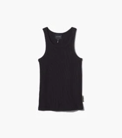 Marc Jacobs The Icon Rib Tank BLACK -Marc Jacobs MJI 2P3RTP016C13 001 F8F8F8 1 1 ALT1