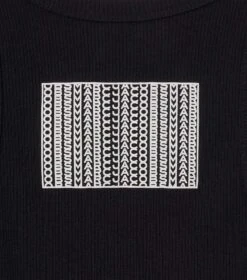 Marc Jacobs The Icon Rib Tank BLACK -Marc Jacobs MJI 2P3RTP016C13 001 F8F8F8 1 1 ALT5