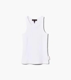 Marc Jacobs The Icon Rib Tank WHITE -Marc Jacobs MJI 2P3RTP016C13 100 F8F8F8 1 1 ALT1