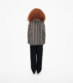 Marc Jacobs The Monogram Oversized Hoodie BLACK/IVORY -Marc Jacobs MJI 2P3RTP032C03 004 F8F8F8 1 1 ALT3