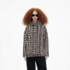 Marc Jacobs The Monogram Oversized Hoodie BLACK/IVORY