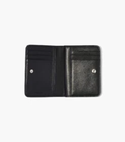 Marc Jacobs The Monogram Mini Compact Wallet BLACK/WHITE -Marc Jacobs MJI 2P3SMP054S01 005 F8F8F8 1 1 ALT2